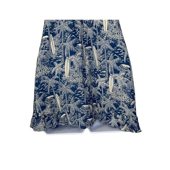 Reformation Christine Mini Dress in Bali Print Ruffle Hem Size 2 - Picture 9 of 12